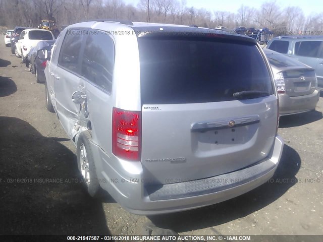 2A8HR54P68R837603 - 2008 CHRYSLER TOWN & COUNTRY TOURING SILVER photo 3