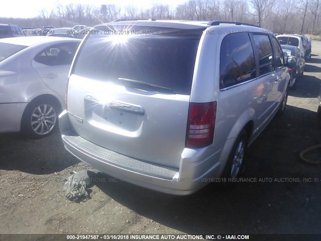 2A8HR54P68R837603 - 2008 CHRYSLER TOWN & COUNTRY TOURING SILVER photo 4