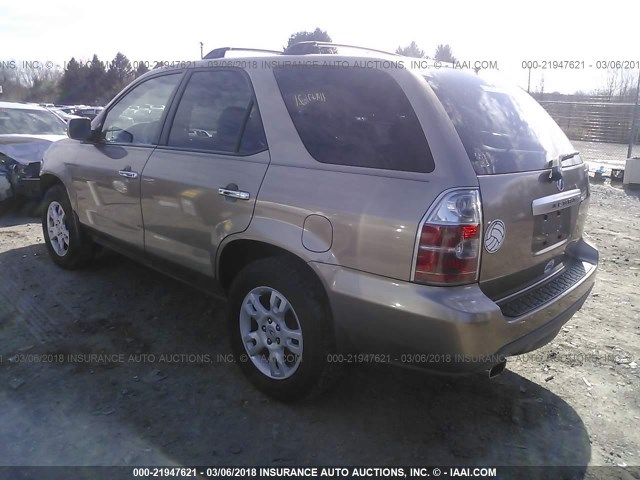 2HNYD18655H512095 - 2005 ACURA MDX TOURING GOLD photo 3