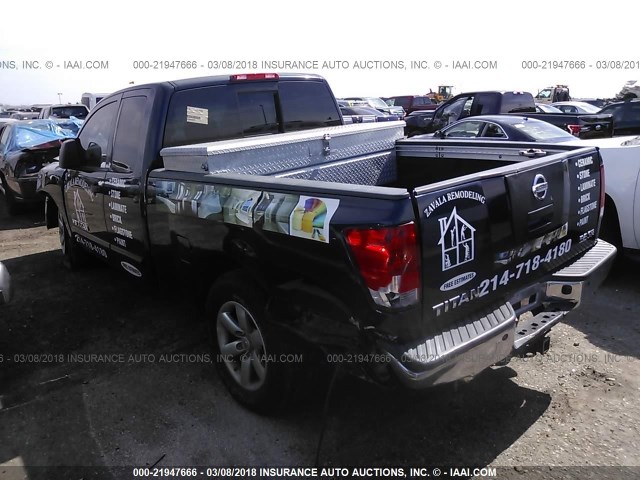 1N6BA06A28N313505 - 2008 NISSAN TITAN XE/SE/LE BLUE photo 3