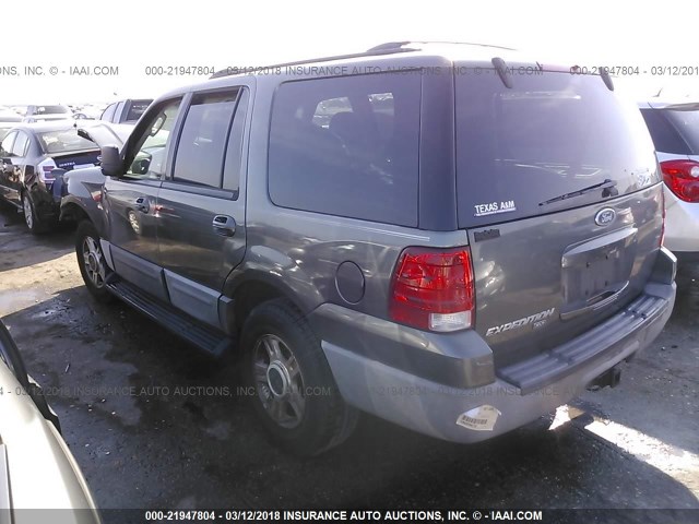 1FMRU15W03LA10511 - 2003 FORD EXPEDITION XLT ნაცრისფერი ფოტო 3
