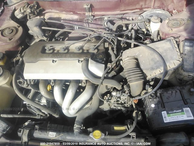 1NXBR18E8WZ011815 - 1998 TOYOTA COROLLA VE/CE/LE 栗色 照片 10