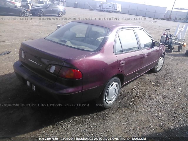 1NXBR18E8WZ011815 - 1998 TOYOTA COROLLA VE/CE/LE 栗色 照片 4