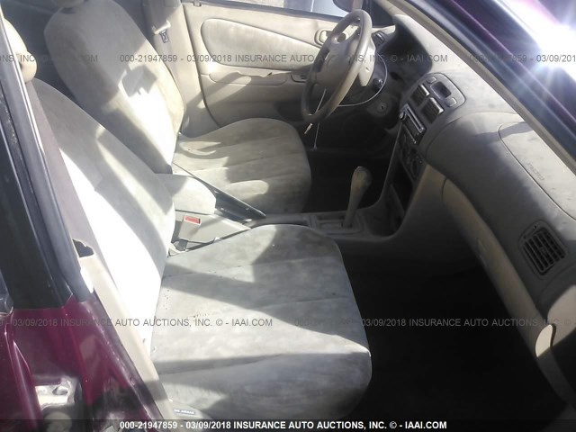 1NXBR18E8WZ011815 - 1998 TOYOTA COROLLA VE/CE/LE 栗色 照片 5