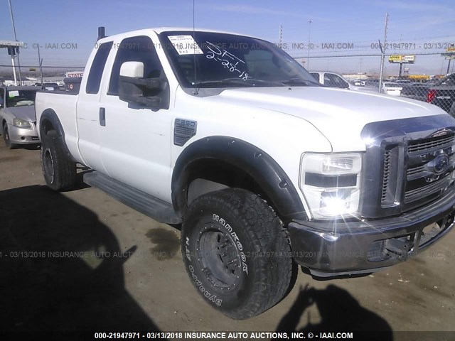 1FTSX215X8EB34863 - 2008 FORD F250 SUPER DUTY WHITE photo 1