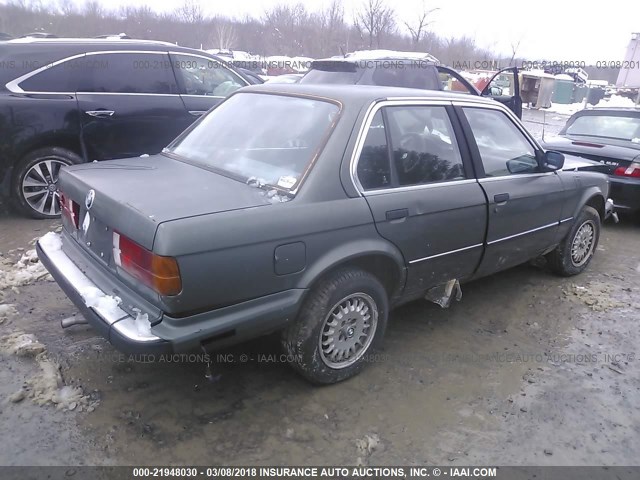 WBAAE5406G1508701 - 1986 BMW 325 E GRAY photo 4