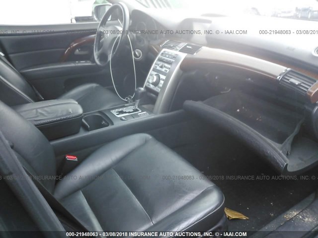 JH4KB16525C000226 - 2005 ACURA RL BLACK photo 5