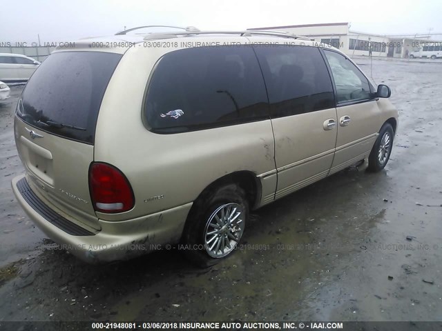 1C4GP64L7XB577947 - 1999 CHRYSLER TOWN & COUNTRY LIMITED GOLD photo 4