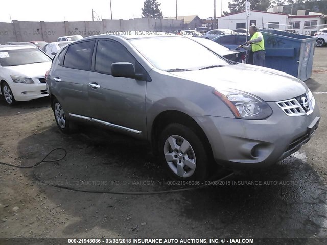 JN8AS5MT2FW672829 - 2015 NISSAN ROGUE SELECT S GRAY photo 1