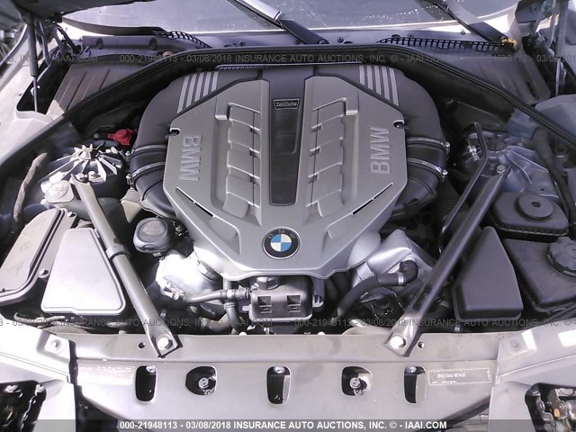 WBAKA83519CY33844 - 2009 BMW 750 I GRAY photo 10