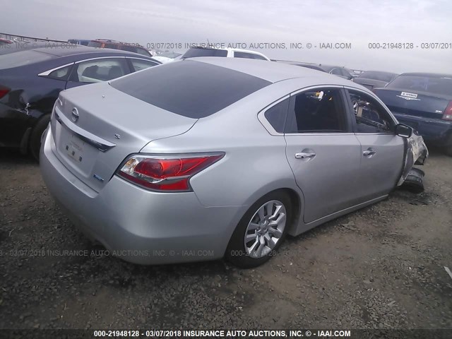 1N4AL3AP1EC282072 - 2014 NISSAN ALTIMA 2.5/S/SV/SL SILVER photo 4