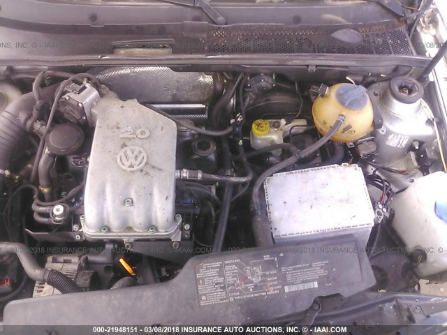 3VWDC21V72M802315 - 2002 VOLKSWAGEN CABRIO GLX SILVER photo 10