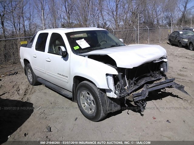 3GNVKFE00AG282074 - 2010 CHEVROLET AVALANCHE LT WHITE photo 1