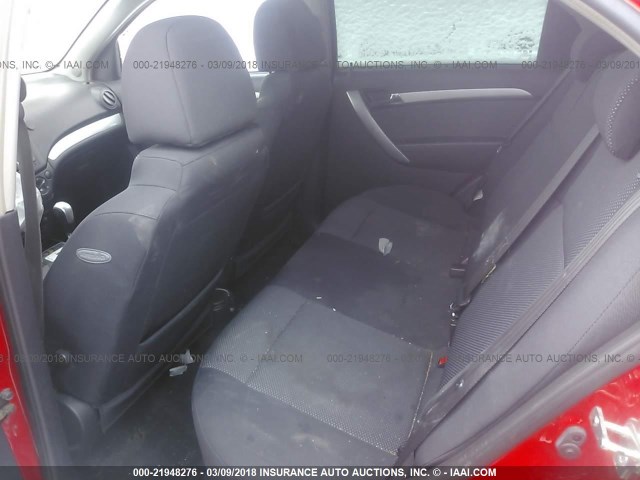 KL1TD5DE7AB117186 - 2010 CHEVROLET AVEO LS/LT 红色 照片 8