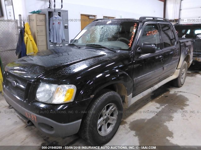 1FMZU77E63UB97822 - 2003 FORD EXPLORER SPORT TR  BLACK photo 2