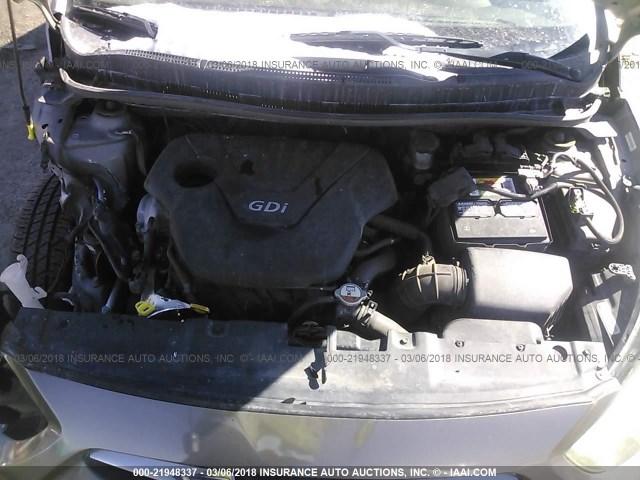 KMHCU4AEXCU249465 - 2012 HYUNDAI ACCENT GLS/GS/SE BROWN photo 10