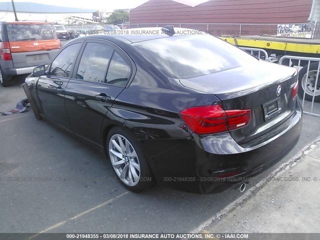 WBA8E1G54JNU89466 - 2018 BMW 320 I BLACK photo 3