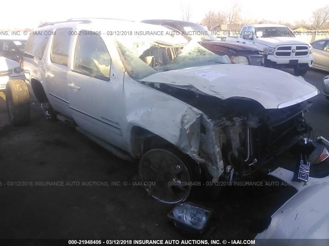 1GKS2KE35BR208444 - 2011 GMC YUKON XL K1500 SLT WHITE photo 1