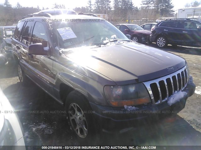 1J4GW48S31C728206 - 2001 JEEP GRAND CHEROKEE LAREDO SILVER photo 1