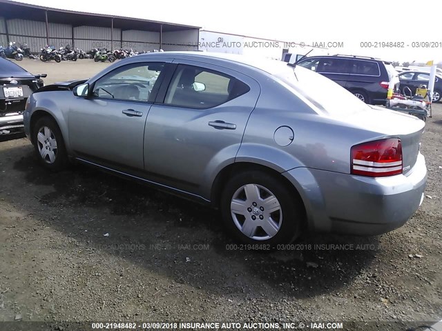 1B3CC4FBXAN231353 - 2010 DODGE AVENGER SXT GRAY photo 3