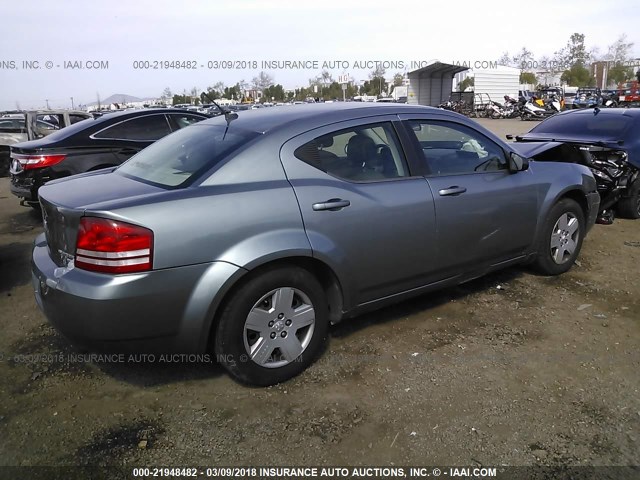 1B3CC4FBXAN231353 - 2010 DODGE AVENGER SXT GRAY photo 4