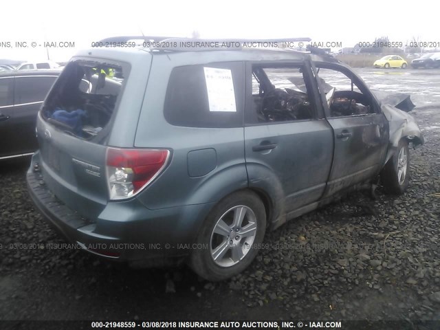 JF2SHABC0CH403000 - 2012 SUBARU FORESTER 2.5X BLUE photo 4