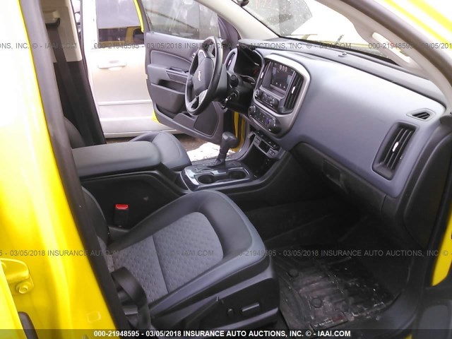 1GCGTCE31F1222074 - 2015 CHEVROLET COLORADO Z71 YELLOW photo 5