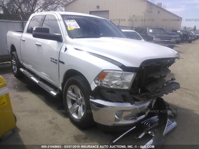 1C6RR7LM4ES355714 - 2014 RAM 1500 SLT WHITE photo 1