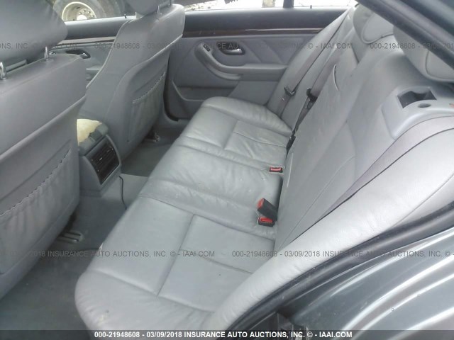 WBADT53403CE94190 - 2003 BMW 530 I GRAY photo 8