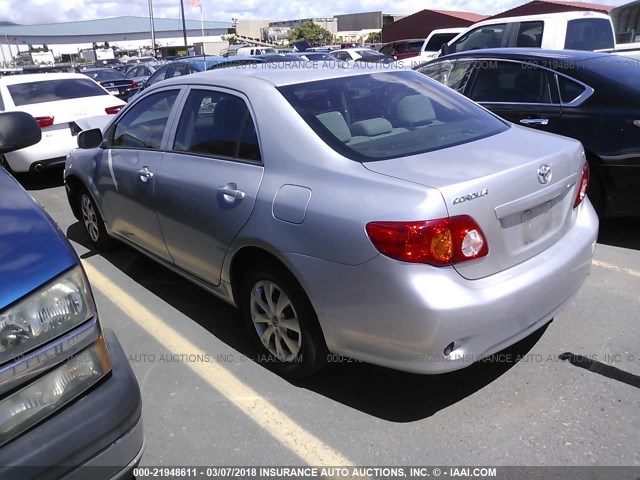 2T1BU4EE3AC502677 - 2010 TOYOTA COROLLA S/LE/XLE SILVER photo 3