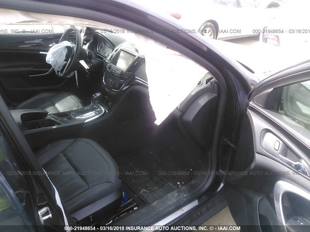 2G4GK5EX2E9182000 - 2014 BUICK REGAL BLUE photo 5