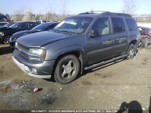 1GNET16S656155210 - 2005 CHEVROLET TRAILBLAZER EXT LS/EXT LT GRAY photo 2