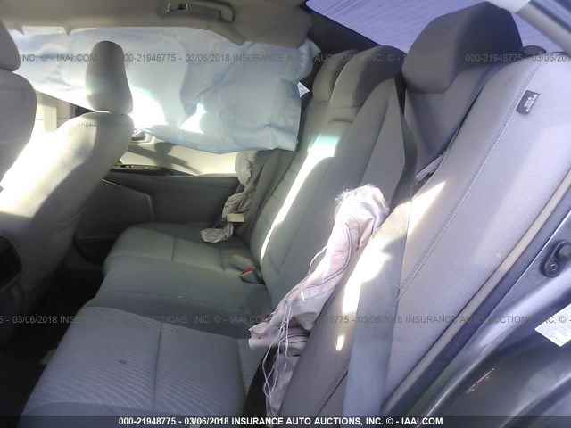 4T4BF1FK5GR534072 - 2016 TOYOTA CAMRY LE/XLE/SE/XSE GRAY photo 8