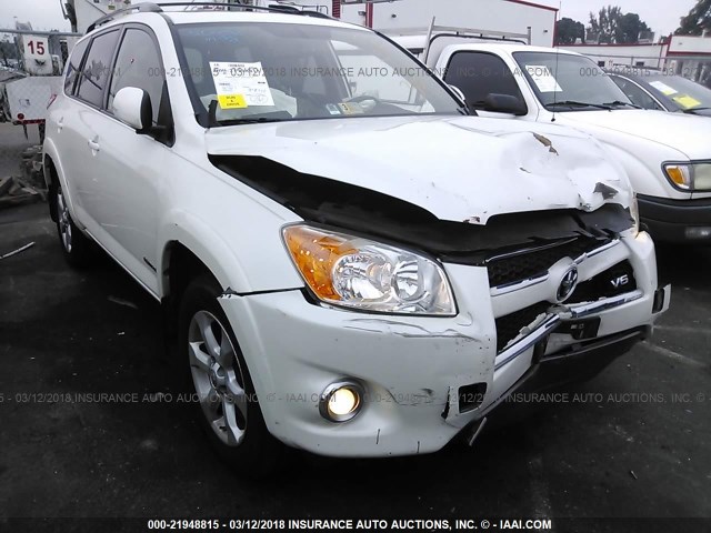 JTMDK4DVXA5097186 - 2010 TOYOTA RAV4 LIMITED WHITE photo 1