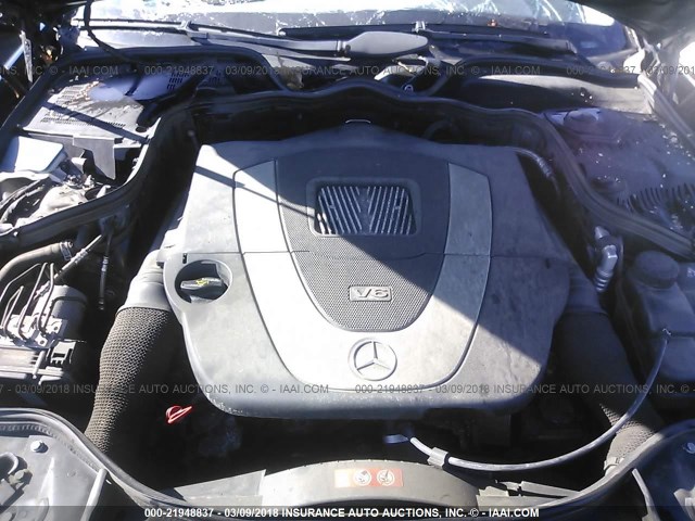 WDBUF87X17B155297 - 2007 MERCEDES-BENZ E 350 4MATIC BLACK photo 10