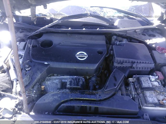 1N4AL3AP9EN256243 - 2014 NISSAN ALTIMA 2.5/S/SV/SL BLACK photo 10