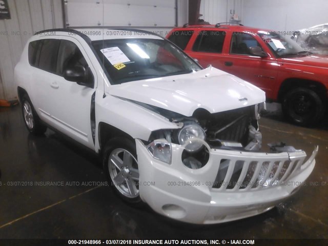 1J4NF4FB0AD512768 - 2010 JEEP COMPASS SPORT WHITE photo 1