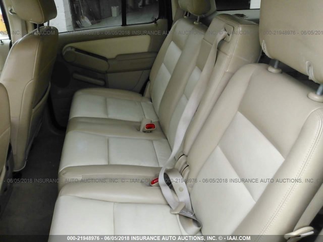 1FMEU73E37UB65825 - 2007 FORD EXPLORER XLT GRAY photo 8