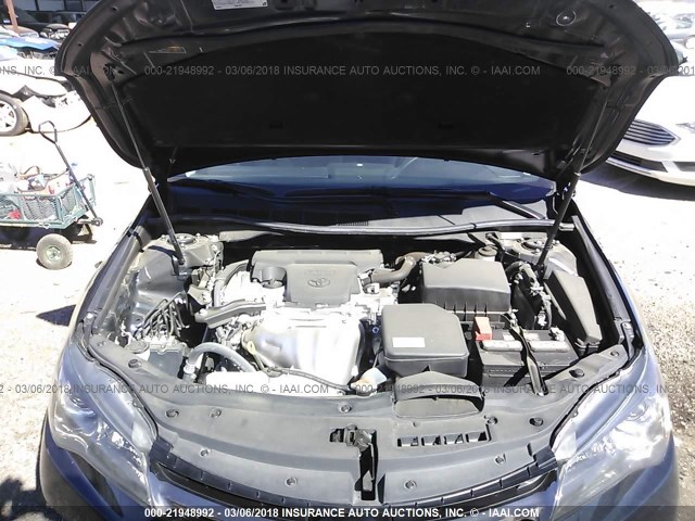 4T1BF1FK9GU555372 - 2016 TOYOTA CAMRY LE/XLE/SE/XSE BLACK photo 10