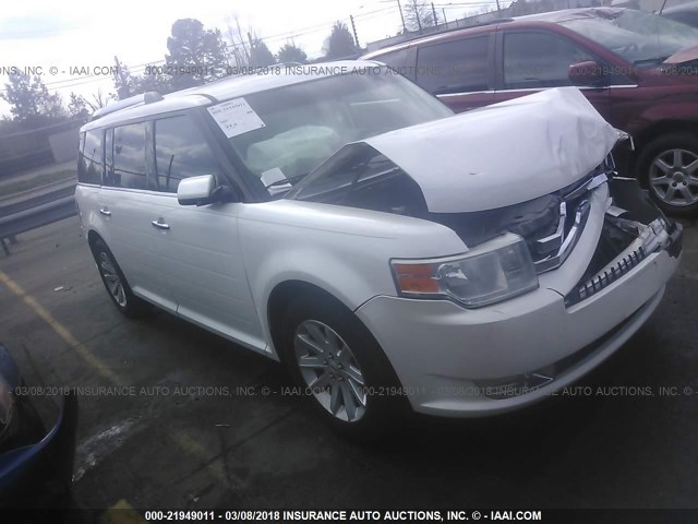 2FMGK5CC8CBD10505 - 2012 FORD FLEX SEL WHITE photo 1