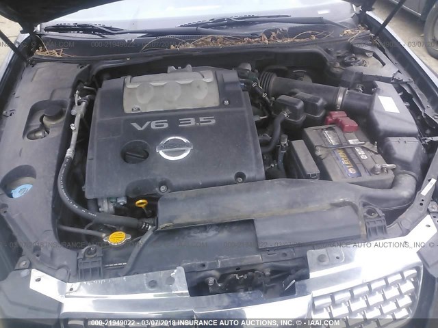 1N4BA41E74C820187 - 2004 NISSAN MAXIMA SE/SL BLACK photo 10