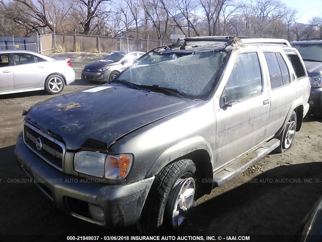 JN8DR09Y73W814541 - 2003 NISSAN PATHFINDER LE/SE TAN photo 2