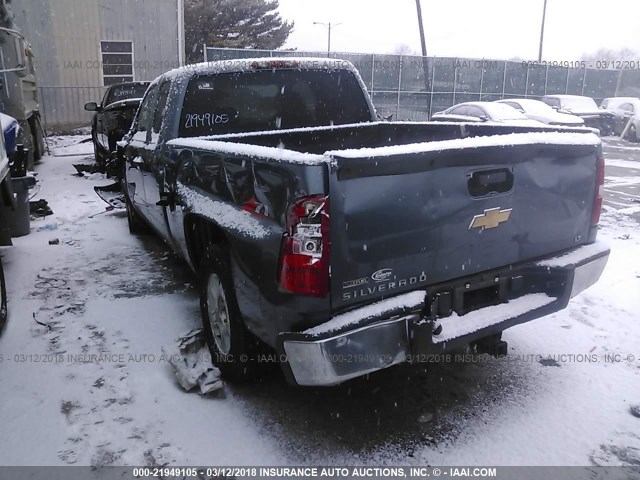 2GCEC190X81223913 - 2008 CHEVROLET SILVERADO C1500 BLUE photo 3