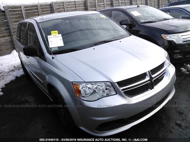 2C4RDGBG3CR243598 - 2012 DODGE GRAND CARAVAN SE SILVER photo 1