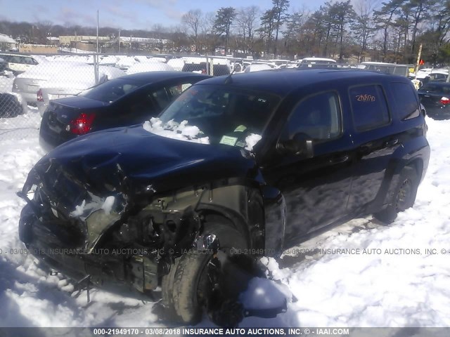 3GNCA13B99S645126 - 2009 CHEVROLET HHR LS BLACK photo 2