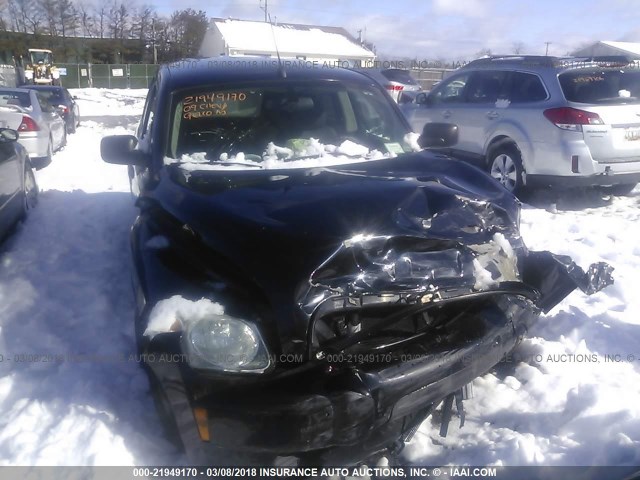 3GNCA13B99S645126 - 2009 CHEVROLET HHR LS BLACK photo 6