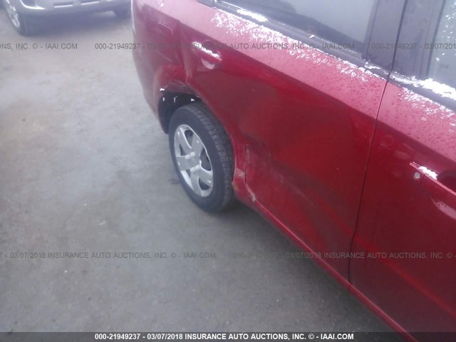 KL1TD5DE4BB228702 - 2011 CHEVROLET AVEO LS/LT 红色 照片 6