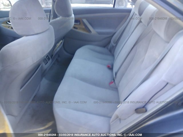 4T1BE46K37U001734 - 2007 TOYOTA CAMRY NEW GENERAT CE/LE/XLE/SE GRAY photo 8