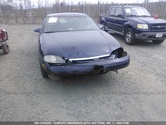 2G1WW12M6X9154879 - 1999 CHEVROLET MONTE CARLO LS BLUE photo 6