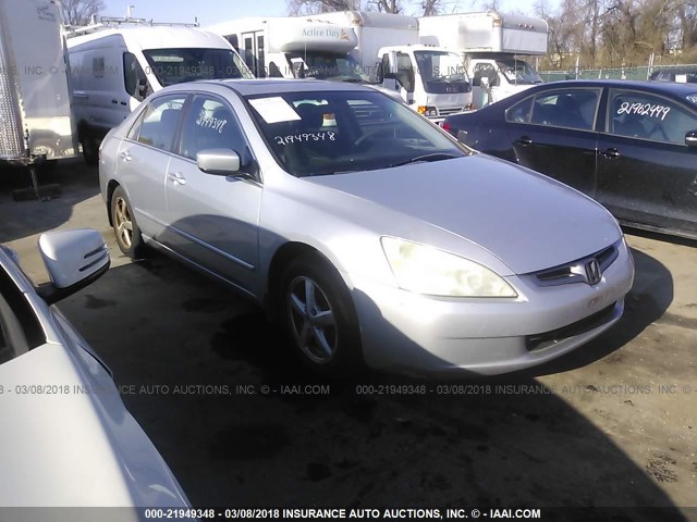 1HGCM56674A060725 - 2004 HONDA ACCORD EX SILVER photo 1